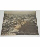 Vtg Portland Oregon Ariel View Jumbo Postcard Souvenir Downtown Waterfro... - €16,79 EUR