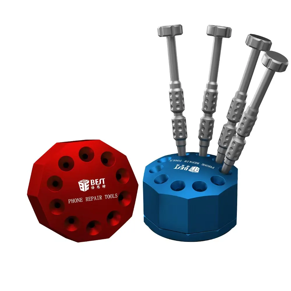 BST-10S Screwdriver Storage Rack 10 Hole Aluminum Alloy Mobile Phone Repair Stan - $73.50