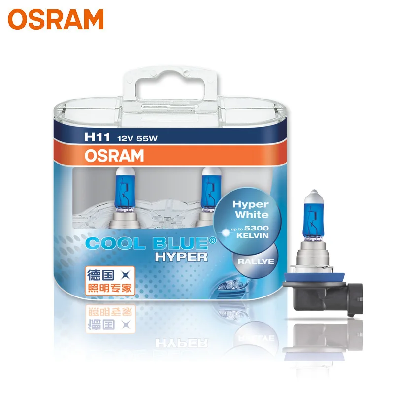 OSRAM  H7 H4 H1 H11 HB3 9005 HB4 9006 Halogen Headlight Car Light 5300K 12V 55W  - £139.80 GBP