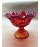 Vintage Piece of L.E. Smith Glass Co. Amberina Moon &amp; Stars Pattern - $20.79