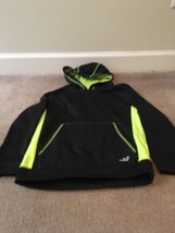 BCG Boys Black Neon Green Pullover Hoodie Sweatshirt Size XS  - £33.63 GBP