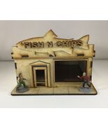 Fish N Chips 28mm Terrain Building Zombie Apocalypse MDF Modern Wargames - $24.99 CAD