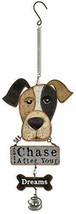 Dog Bouncy Hanging Decoration with Sign Accented by a Marble Hanging Below - £15.99 GBP