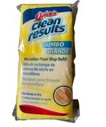 Quickie Clean Results Jumbo Microfiber Floor Mop Refill Cleans Tile &amp; Ha... - $8.75