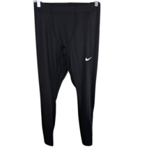 Nike Pro Mens Compression Tight Pants Large Black Sports Base Layer - $39.28