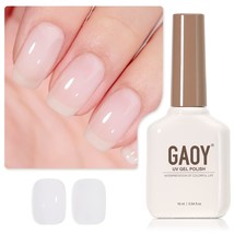 GAOY Milky White Gel Nail Polish, 16ml Nude Color 1482 Soak - £10.45 GBP