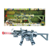 Light Up Military Combat Force Camouflage Machine Gun - 21.5 Inches - £46.38 GBP