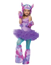 Fun World - Monster Hoodie Set -  Child Costume Accessory-  Purple/Pink - £14.25 GBP