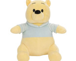 Disney Baby Winnie the Pooh aqua blue shirt Stuffed Animal Plush sitting - $31.18