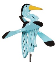 Blue Heron Wind Spinner - Amish Handmade Whirlybird Weather Resistant Whirligig - £67.71 GBP