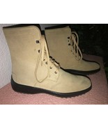 TOD&#39;S BOOTS 7/37 Beige Suede Ankle Boots Made in Italy *LOVELY* Womens 7 - $56.99