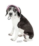 Pet Life Botanic Bark Brimmed Dog Hat Pink And White Large - $26.02 CAD