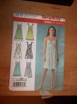 Simplicity 4119 Dress Pattern 14-22 - $4.00