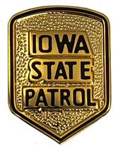 Iowa State Patrol Patch Hat Cap Lapel Pin POP-014 (12) - £9.49 GBP+