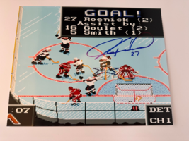 8x10 Jeremy Roenick AUTO CHGO Blackhawks Swingers Vince Vaughn photo - $74.24