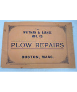 Whitman &amp; Barnes Mfg. Boston farm plow parts tool catalog 1890&#39;s adverti... - $1,427.96 MXN
