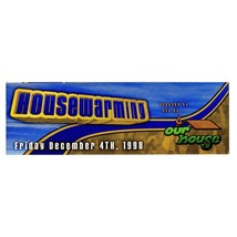 Our House Housewarming 1998 Rave Flyer Vintage 90s LA Electronic Dance P... - $24.70