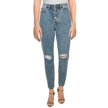 NEW We Wore What Danielle Distressed High Rise Straight Leg Jeans Size 27 - £77.77 GBP