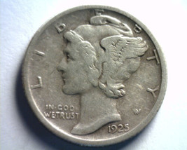 1925-S MERCURY DIME EXTRA FINE XF EXTREMELY FINE EF NICE ORIGINAL COIN B... - $125.00