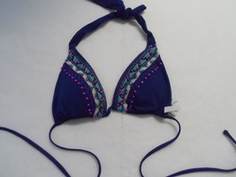 Nanette Lepore Vixen Triangle Bikini Top NAVY SIZE XS-$92 - £15.45 GBP