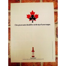 1989 Canadian Club Whisky - Great Name - Tip of Your Tongue - Orig Vtg PRINT AD - £11.93 GBP