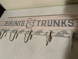 Bikiinis and Trunks wall rack with Hooks image 3