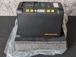 New ROCKSOLAR Weekender 80W Portable Power Station, 3-Prong, USB, Light - $99.99