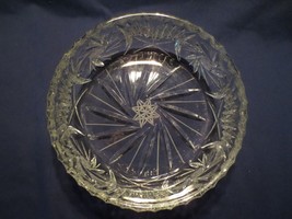 Yugoslavin crystal whirling star of david bowl 8&quot;  pinwheel Bowl - £27.45 GBP