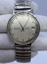 Bulova Ambassador Automatic 30 Jewels Swiss Made Wrist Watch. Vintage Timepiece - £195.28 GBP