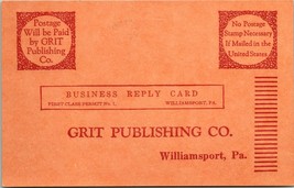 Vtg Pubblicità Cartolina Grana Publishing Williamsport Pennsylvania Pa - £14.46 GBP