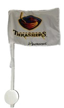 Car Window Flag  NHL Team Logo 2-side 7&quot; X 10&quot; Atlanta Thrashers - $10.00