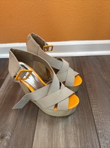 Qupid High Heel Wedge Platform Sandals - $17.52