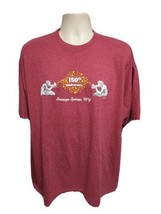 Saratoga Springs NY 150th Anniversary Adult Burgundy 2XL TShirt - $26.40