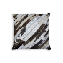 HomeRoots 316855 18 x 18 in. Cowhide Pillow - Tricolor - £147.50 GBP