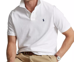 Polo Ralph Lauren Classic Fit Cotton Mesh Polo Shirt Sz L White NWT - £54.51 GBP