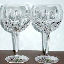 Waterford Crystal Lismore Balloon Wine Set of 2 Glasses #156516 New - $186.90
