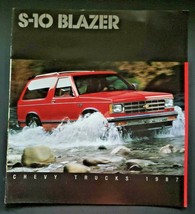 Original 1987 Chevrolet S-10 Pickup Truck Blazer Sale Brochure CB - £7.85 GBP