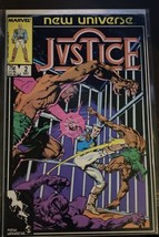 New Universe Justice 2 DEC Marvel 1986 Comic VERY GOOD CONDITION - $3.99