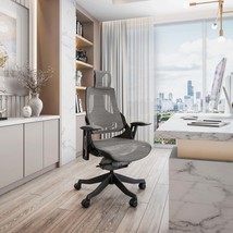 LUX Ergonomic Executive Chair - Grey - £254.34 GBP