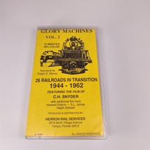 ✅ Herron Glory Machines Vol 2 Railroad Transitions Video Train 1987 VHS - $15.83