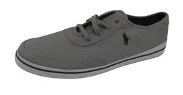 GENUINE POLO RALPH LAUREN SIZE 17 D GRAY EARLE CANVAS UPPER FASHION SNEA... - $59.30