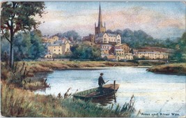 Ross and River Wye United Kingdom Postcard Posted 1924 - £8.87 GBP