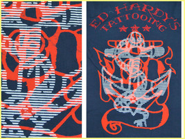 Ed Hardy By Christian Audigier Polo Homme Taille S *Reduction Ici* EH01 T1P - £27.61 GBP