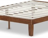 Zinus Wen Wood Platform Bed Frame, Queen Size, Solid Wood Foundation, Wo... - £173.33 GBP