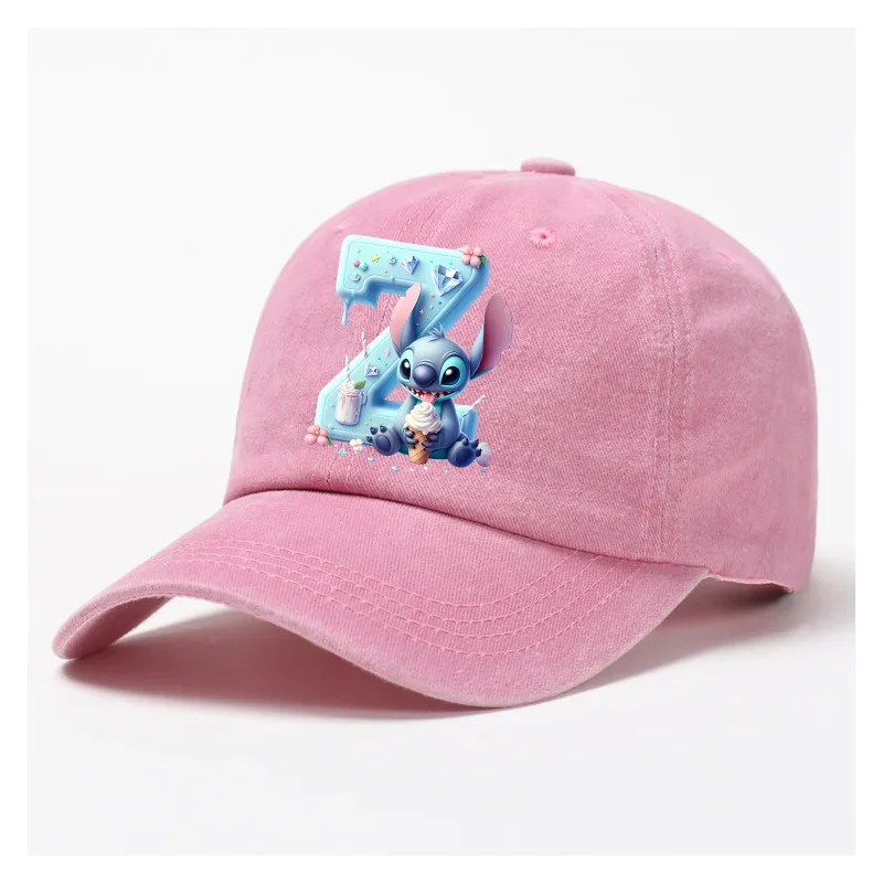 Lilo Stitch Anime Letter A-Z Baseball Cap Women Adult Summer -Adult SDZ2968 - $6.50