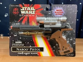 LARAMI STAR WARS Episode I NaBoo Pistol Power Soaker Blaster New Old Sto... - £22.76 GBP