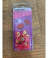 Anchor Thumb Tacks Red 40 Pieces - $164.54 MXN