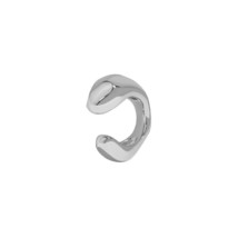 S&#39;STEEL Korean Simple Irregular Earrings For Women 925 Silver Ear Cuff Clip On E - £16.37 GBP