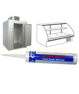 Aluminum Food Grade Silicone Sealant - 10 Oz Cartridge - 6 Tubes - $81.78