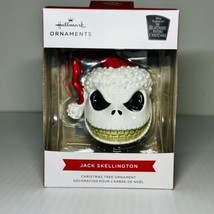Nightmare Before Christmas Ornament Jack Skellington Head Hallmark Tim Burton - £8.75 GBP